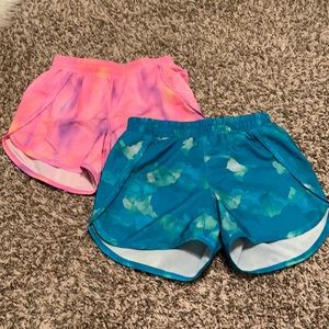 Set of 2 All in Motion Running Shorts Girls M 7/8